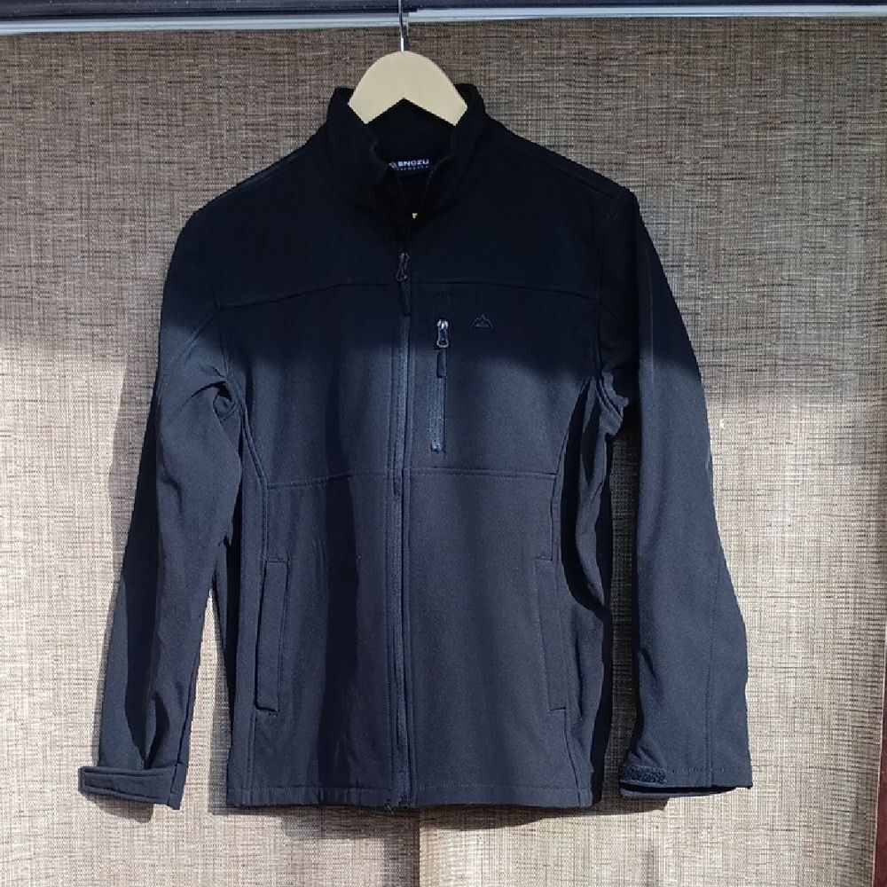 Boy's Snozu Soft Shell Black Jacket